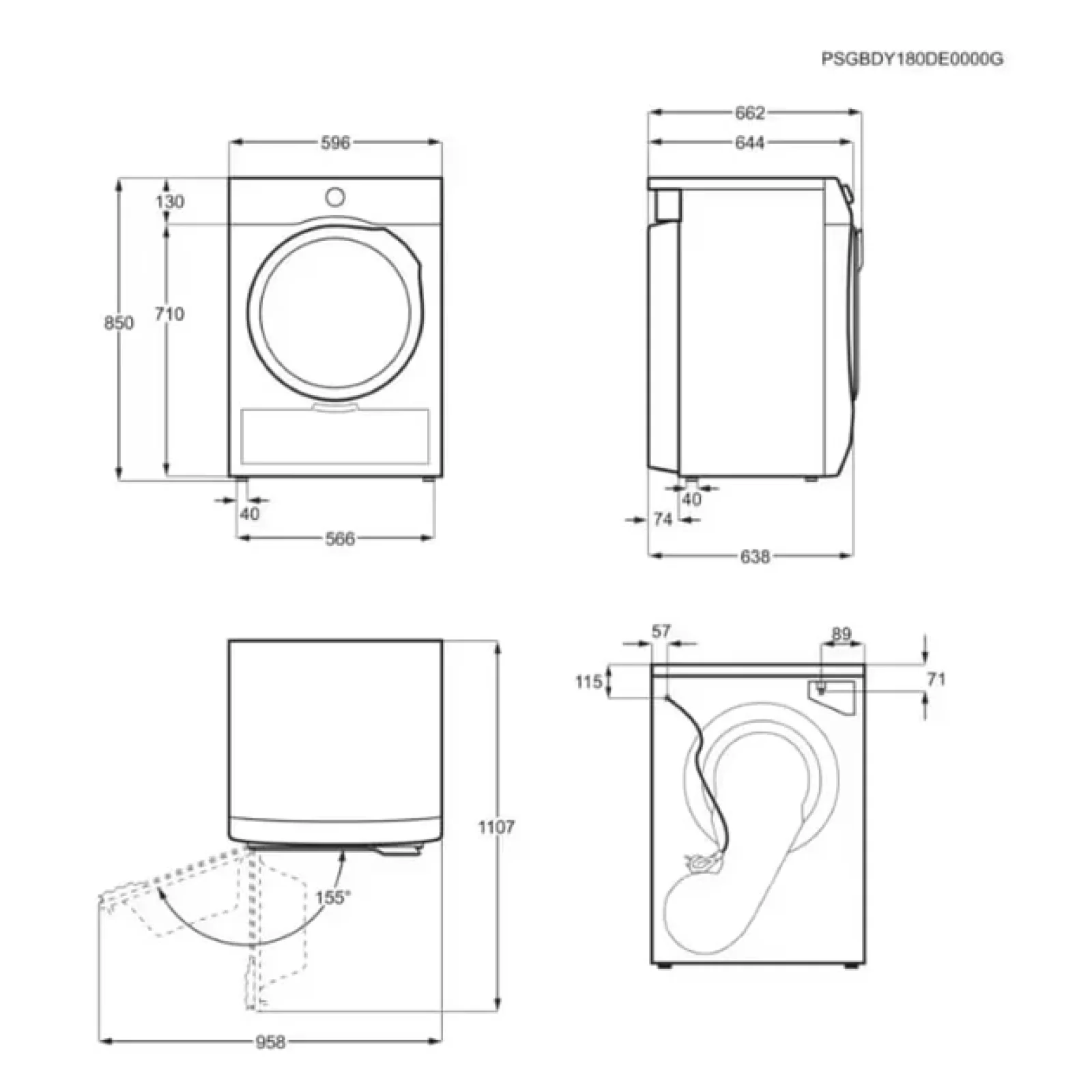Сушильная машина Electrolux EW6D171YU UA