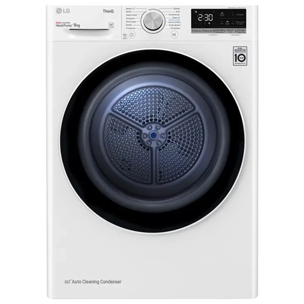Сушильний автомат LG DC90V5V0W UA