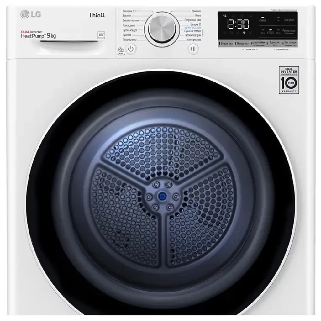Сушильний автомат LG DC90V5V0W UA