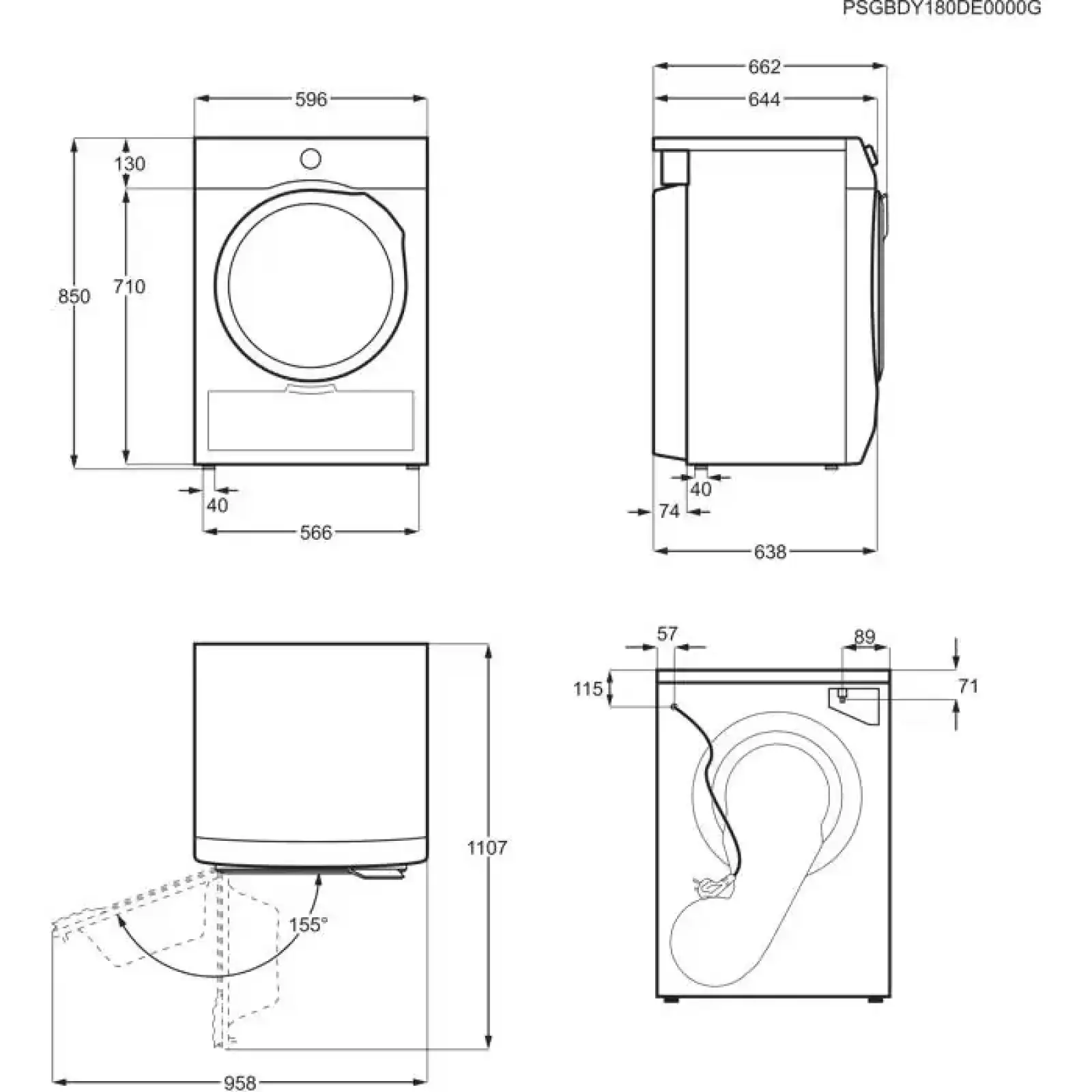 Сушильна машина ELECTROLUX EW6D28CWU UA