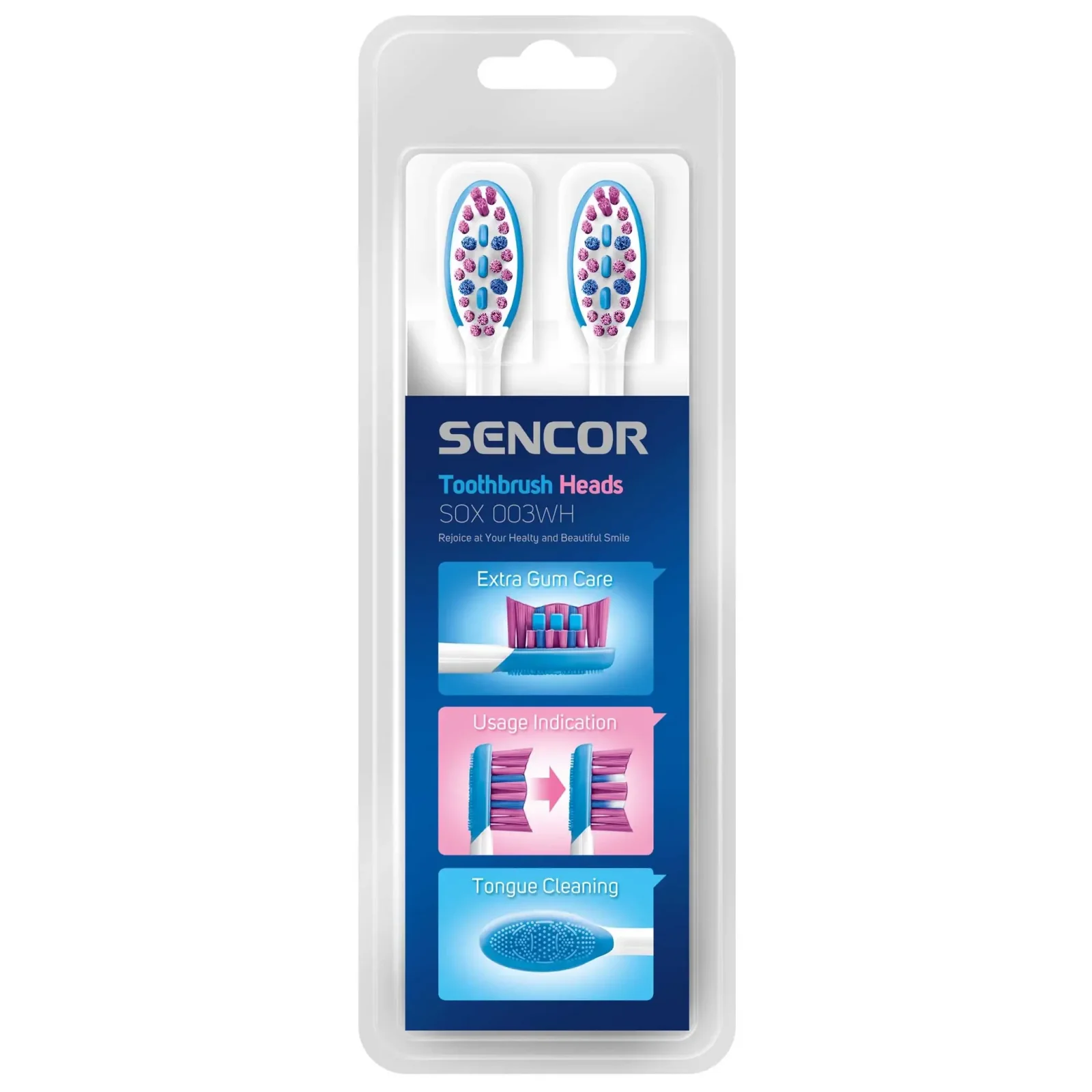 Насадки для зубної щітки SENCOR SOX 003 (білий) UA