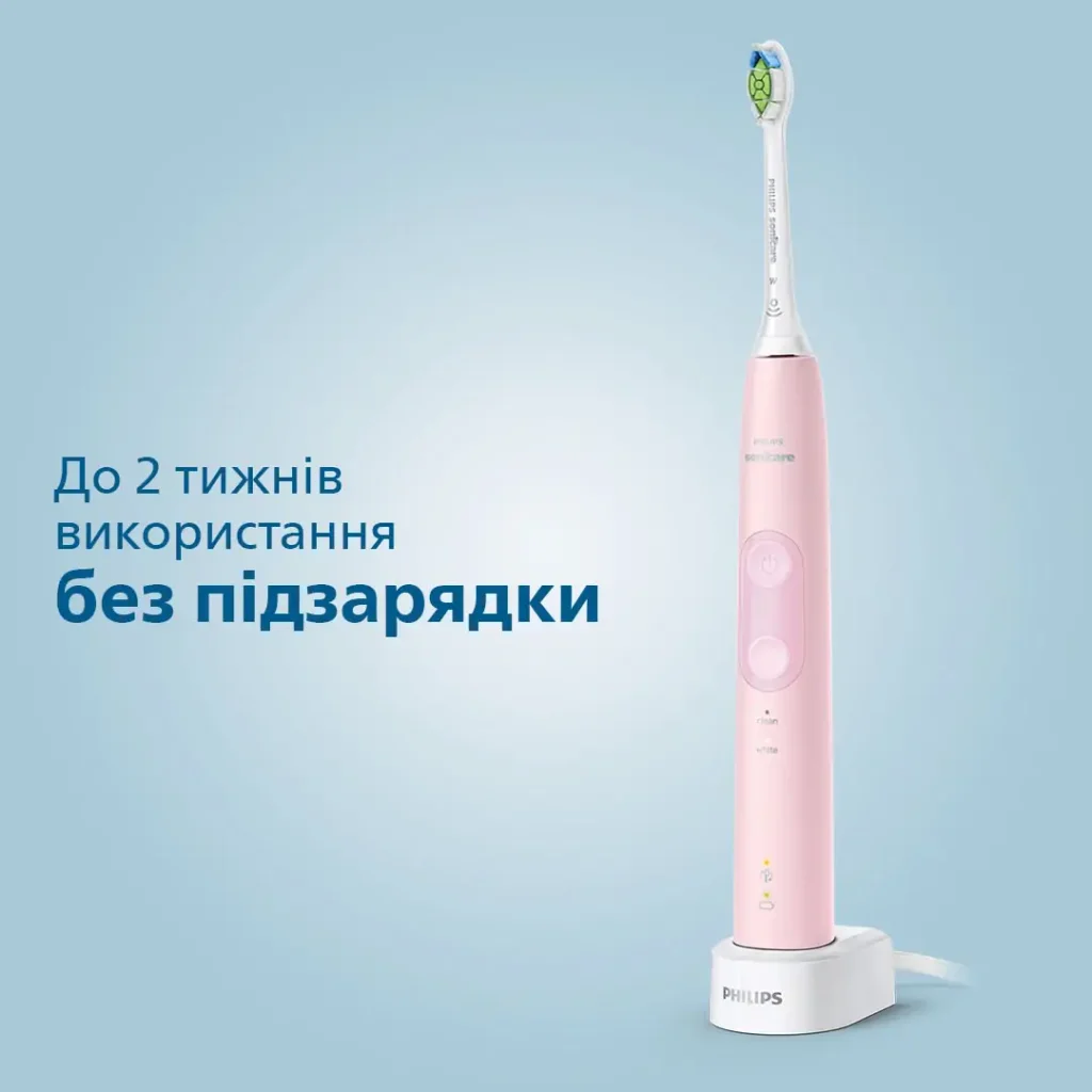 Зубна електрощітка Philips HX6830/35 Sonicare ProtectiveClean 4500 Black+Pink UA