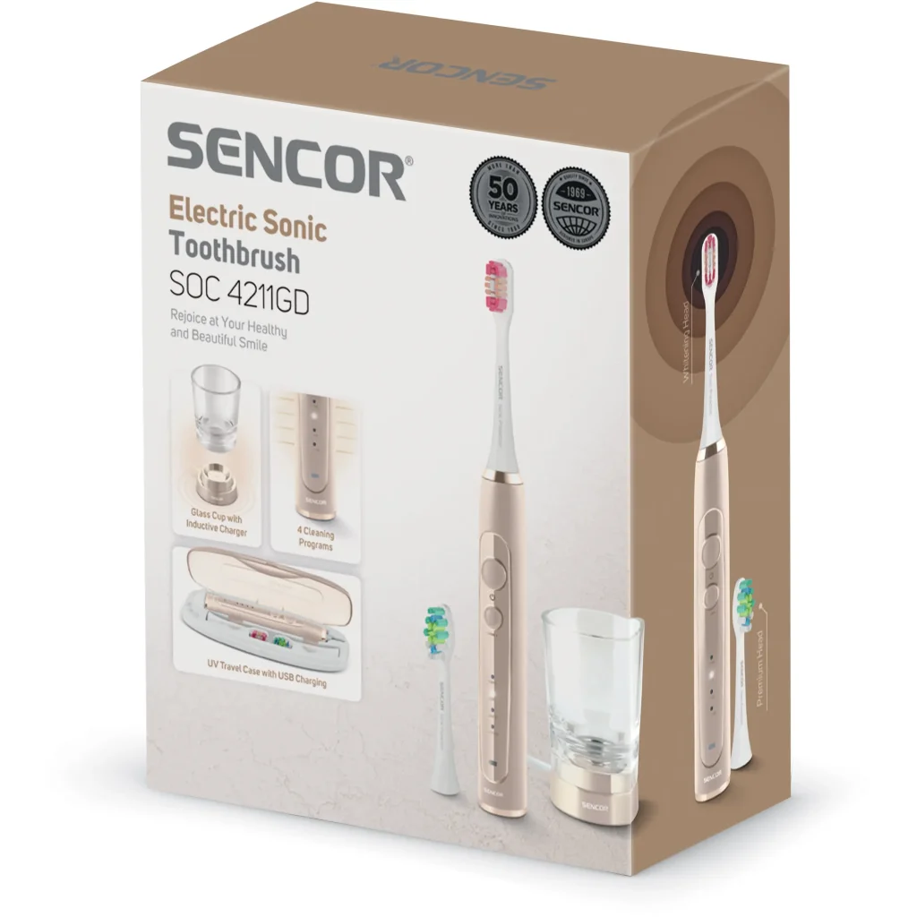 Зубна електрощітка SENCOR SOC 4211GD UA