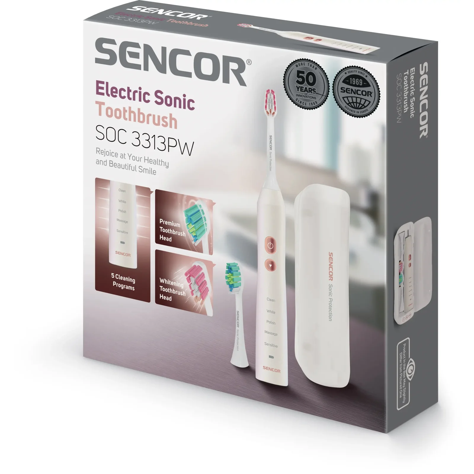 Зубна електрощітка SENCOR SOC 3313PW UA