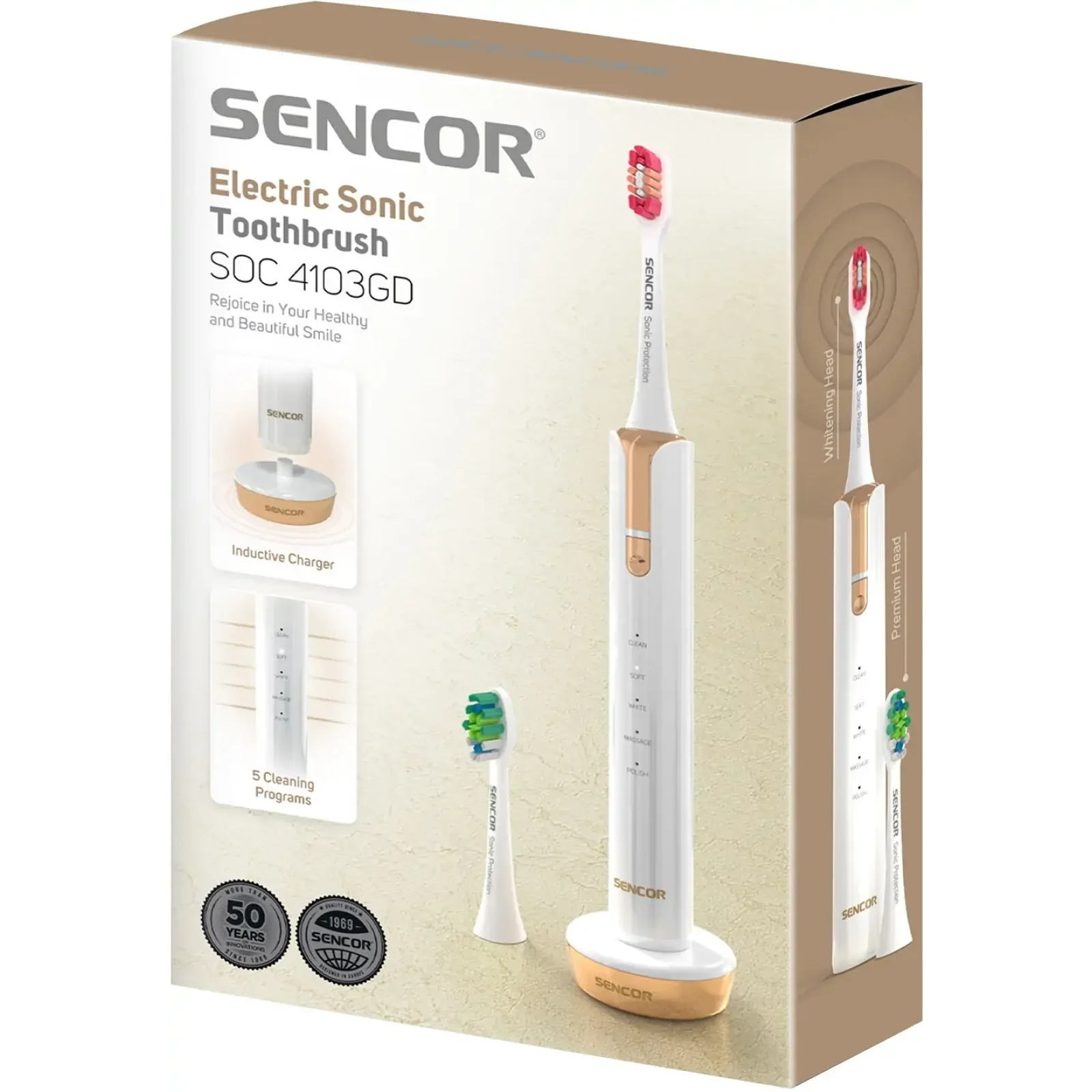 Зубна електрощітка SENCOR SOC 4103GD UA