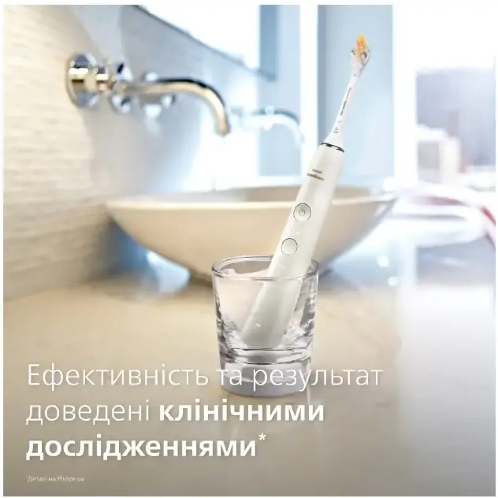 Зубна електрощітка Philips HX9911/19 Sonicare DiamondClean 9000 White UA