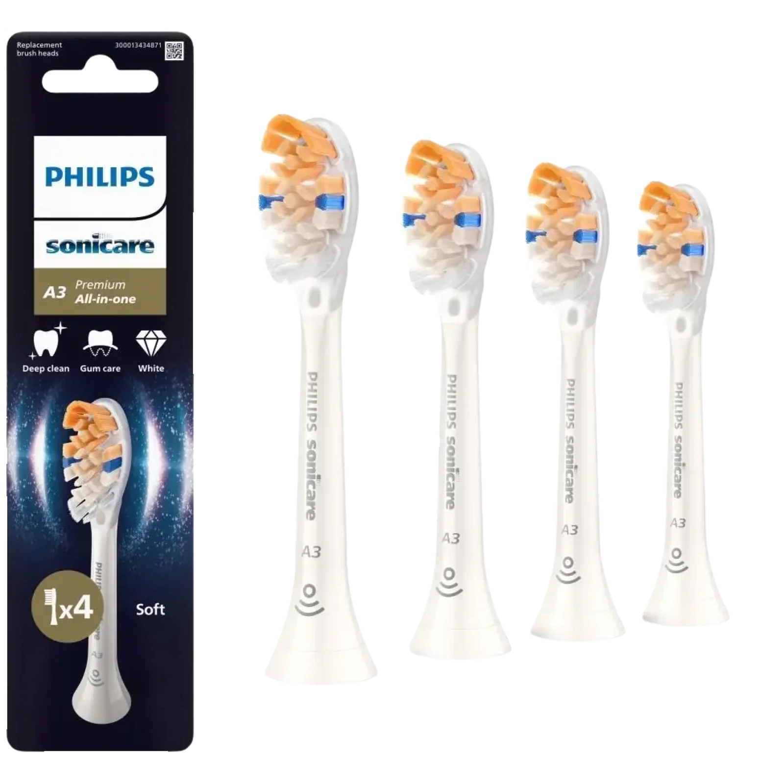 Насадки PHILIPS HX9094/87 Premium All-in-One 4 шт UA