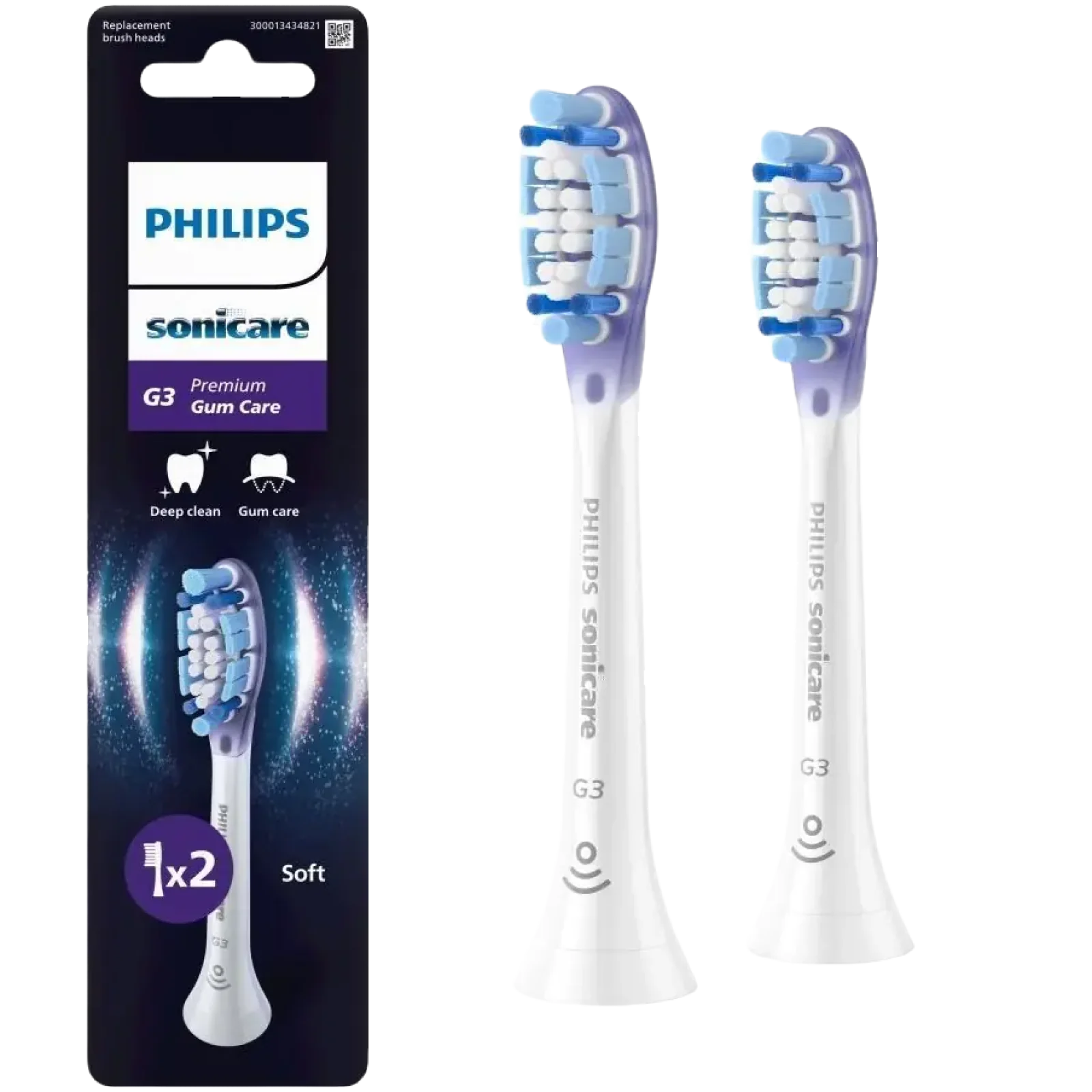 Насадки PHILIPS HX9052/87 Premium Gum Care 2 шт UA