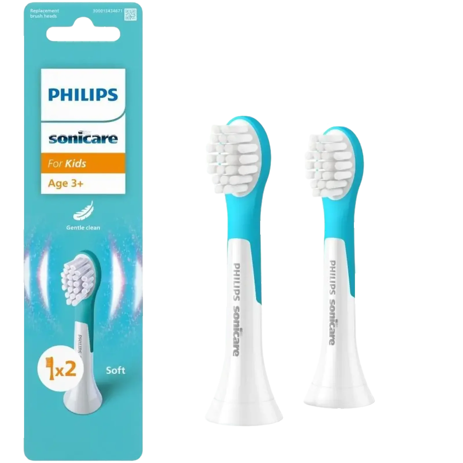 Насадки PHILIPS HX6032/90 Kids 3+ років 2 шт UA