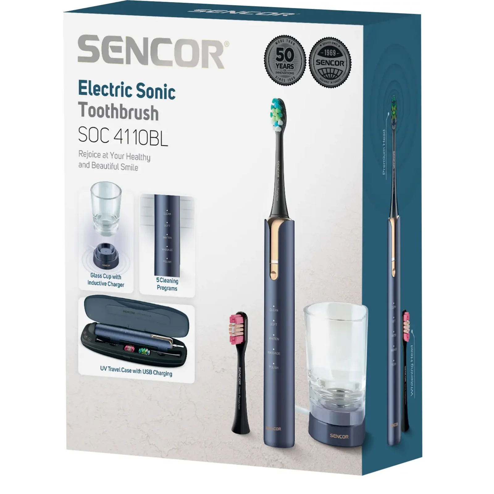 Зубная электрощетка Sencor SOC 4110BL UA