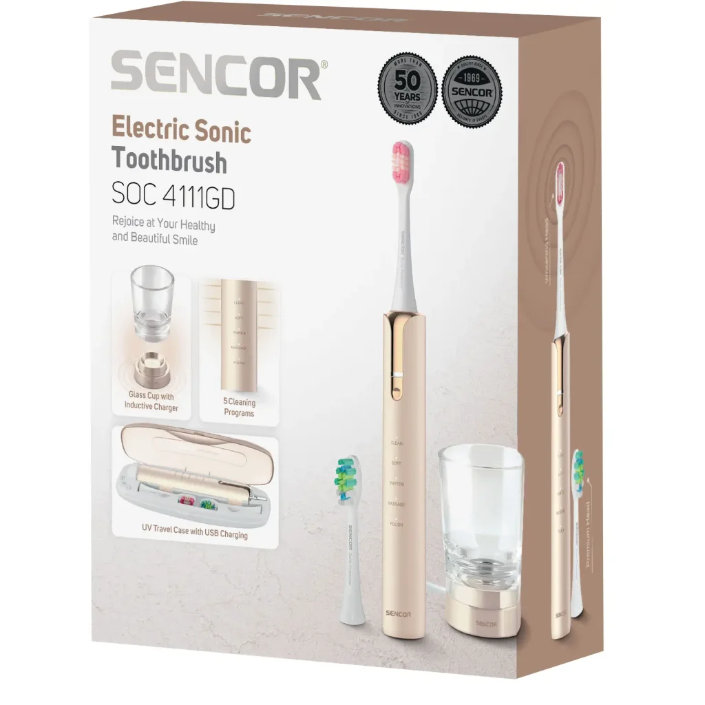 Зубная электрощетка Sencor SOC 4111GD UA