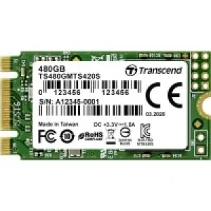 SSD накопитель TRANSCEND MTS420 480GB M.2 2242 SATAIII TLC (TS480GMTS420S) UA