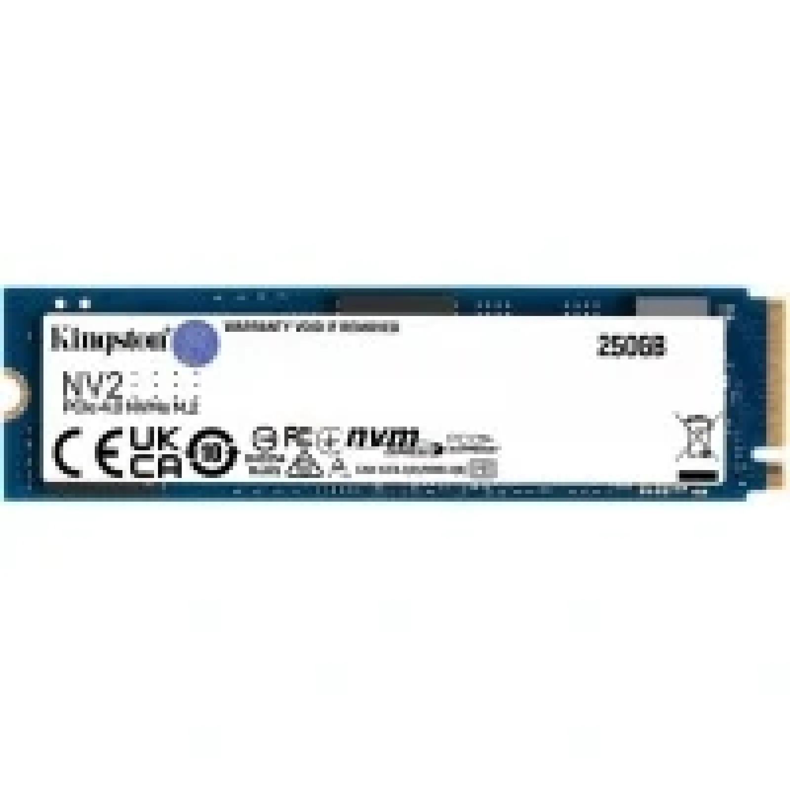 SSD внутренние KINGSTON M.2 250GB NV2 2280 PCIe 4.0 NVMe SSD (SNV2S/250G) UA