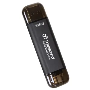 ssd внешний TRANSCEND 256GB ESD310C, USB 10Gbps, Type C/A Gray UA