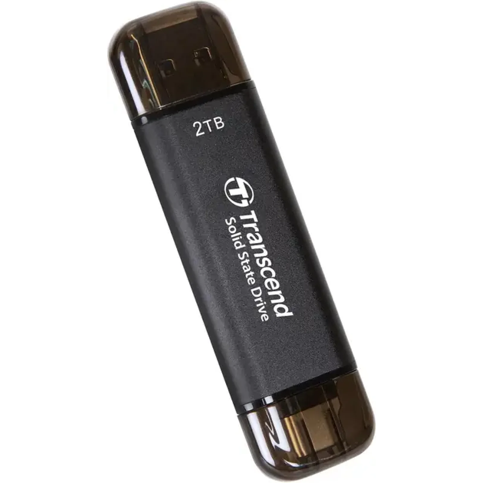 ssd зовнішній TRANSCEND 2TB ESD310C, USB 10Gbps, Type C/A Сірий (TS2TESD310C) UA