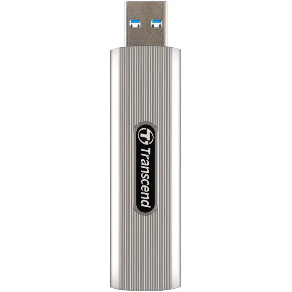 ssd зовнішній TRANSCEND 2TB ESD320A, USB 10Gbps, Type-A, Silver UA