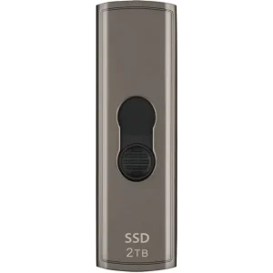 ssd зовнішній TRANSCEND 2TB ESD330C, USB 10Gbps, Type-C, Gray (TS2TESD330C) UA