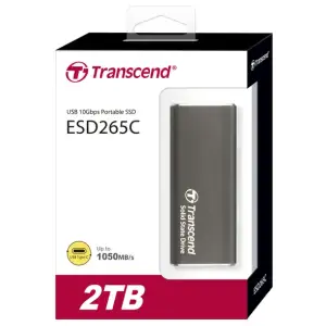 SSD внешний TRANSCEND 2TB, ESD265C, USB 10Gbps, Type C UA