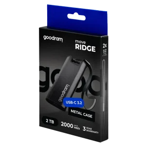 SSD Накопитель Goodram Move Ridge Black 1TB Type C (SSDR-GMRE-01T-K0) UA