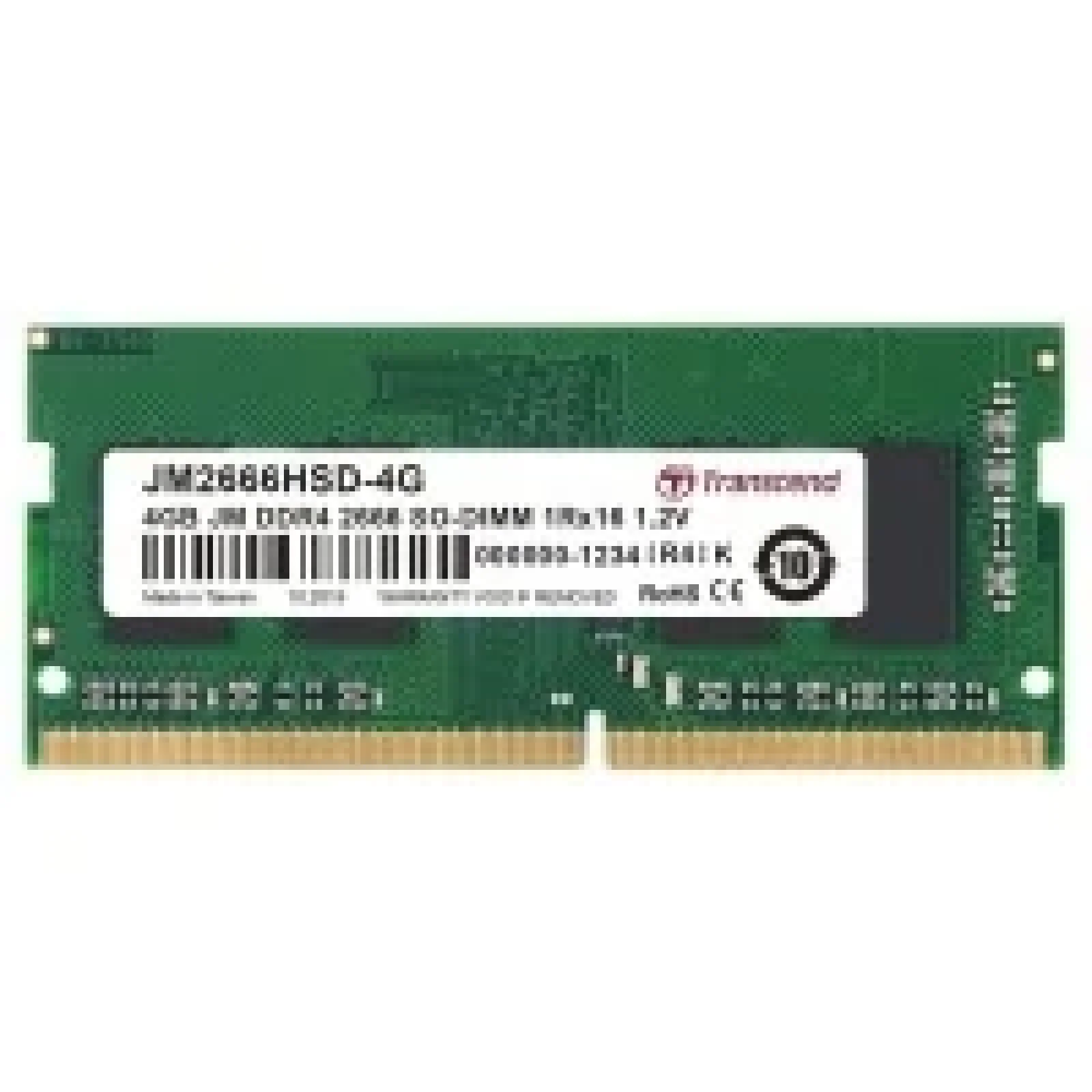 ОЗУ TRANSCEND для ноутбука DDR4 4Gb 2666Mhz БЛИСТЕР JM2666HSD-4G UA