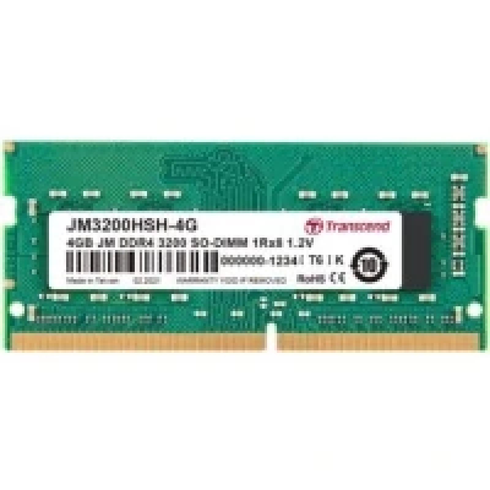 ОЗУ TRANSCEND для ноутбука DDR4 4Gb 3200Mhz JM3200HSH-4G БЛИСТЕР UA