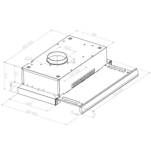 Витяжка PYRAMIDA TLX1-60 WH UA