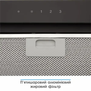 Витяжка ELEYUS GEMINI 800 LED 52 BL UA
