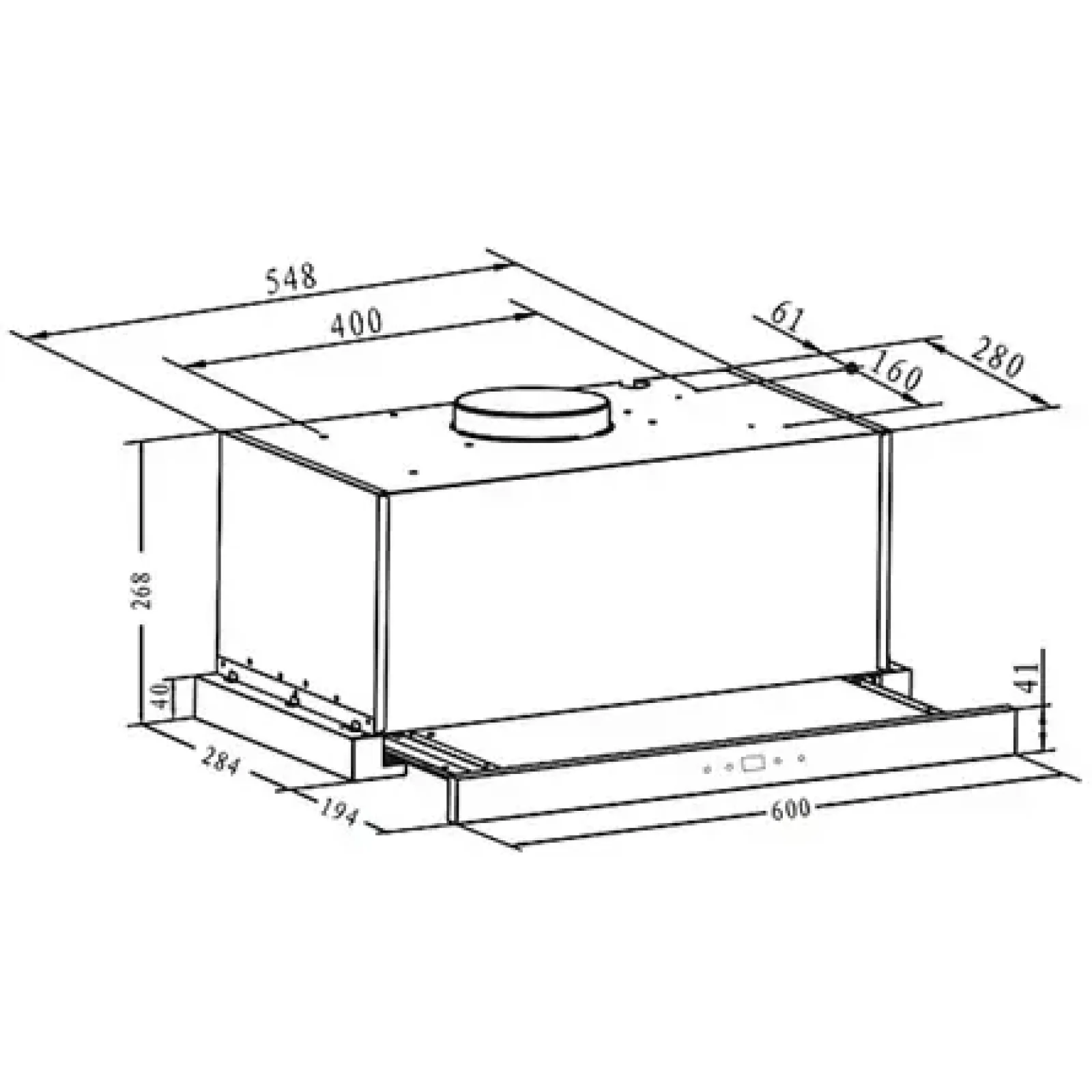 Витяжка Hansa OTP66511BGH UA