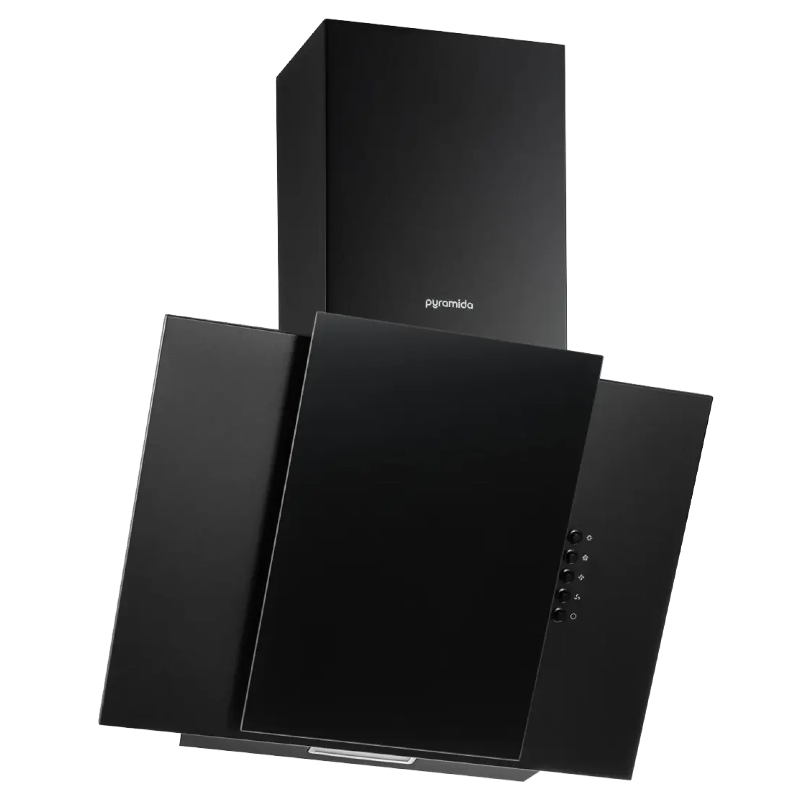 Витяжка з нахилом PYRAMIDA NVX 60 (800) B BL UA