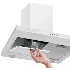 Витяжка PYRAMIDA KX 60 (1000) B WH UA
