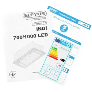 Вытяжка ELEYUS INDI 700 LED 52 BL UA