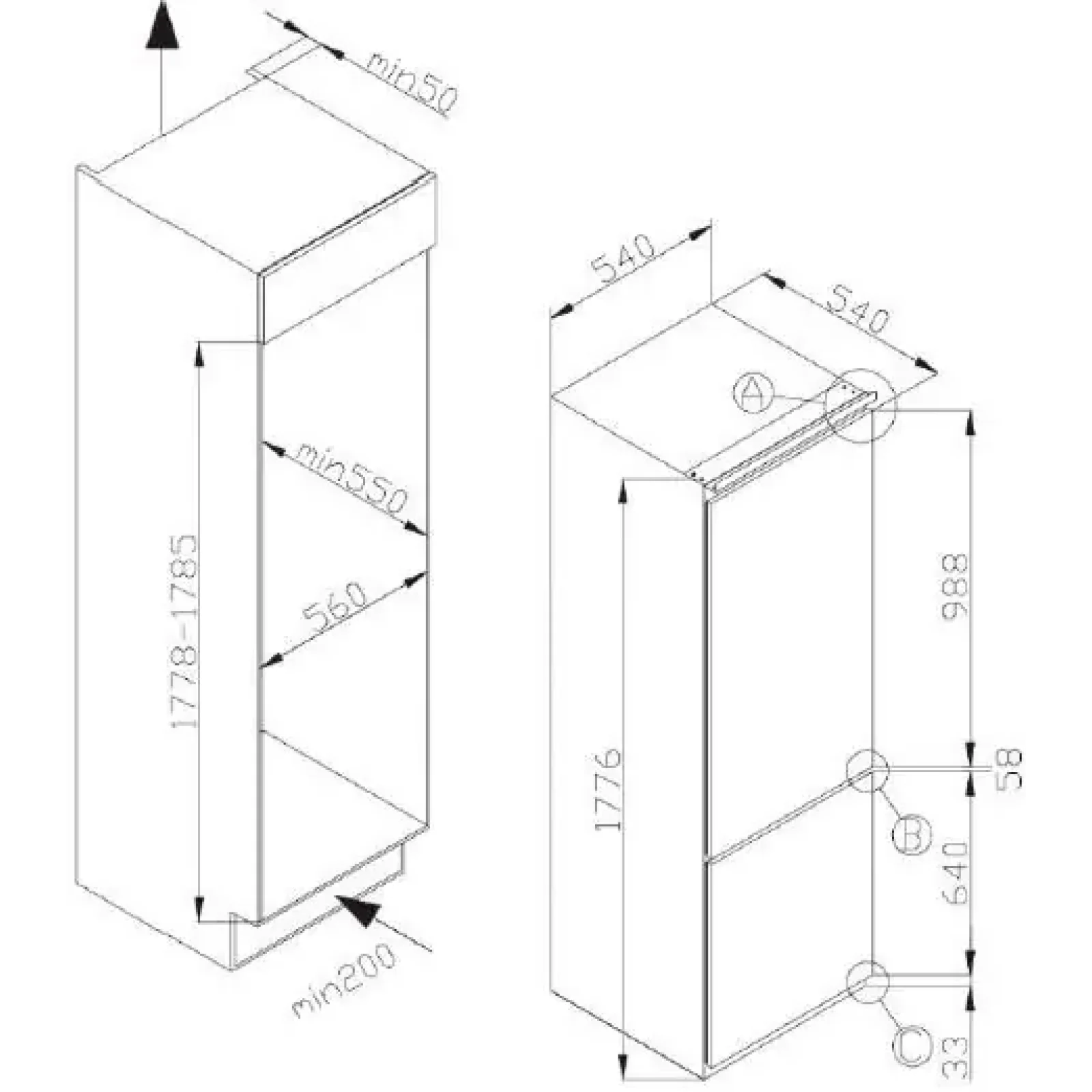 Холодильник Hansa BK316.3AA UA