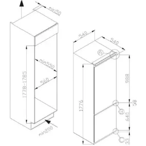 Холодильник Hansa BK316.3AA UA