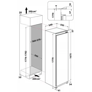 Холодильник Whirlpool WHSD18A013C1 UA