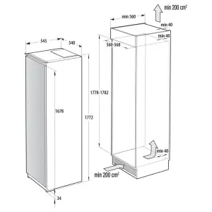 Морозильная камера Gorenje FNCI517E41WF (ZOFI22282) UA