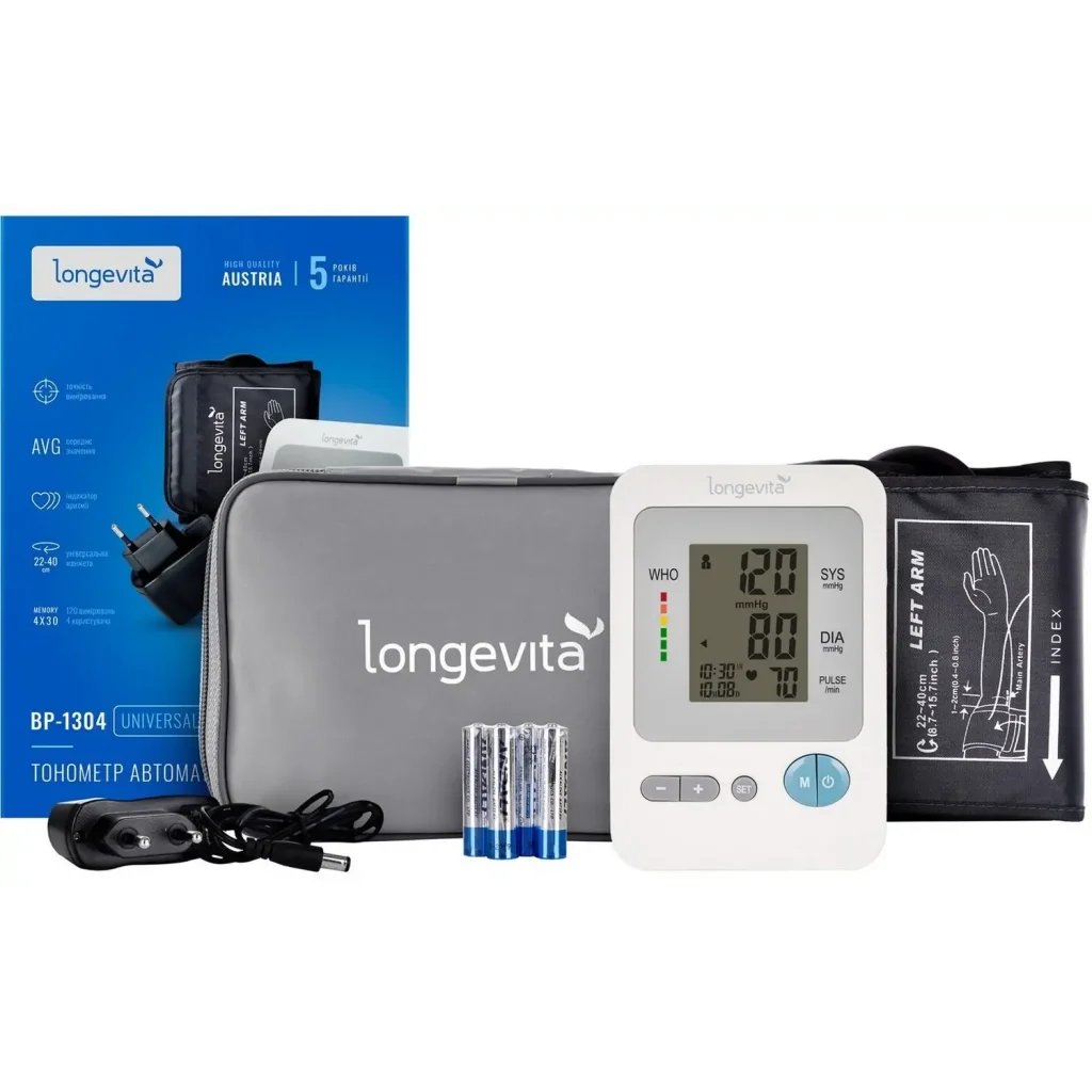 Автоматичний тонометр Longevita BP-1304 UA