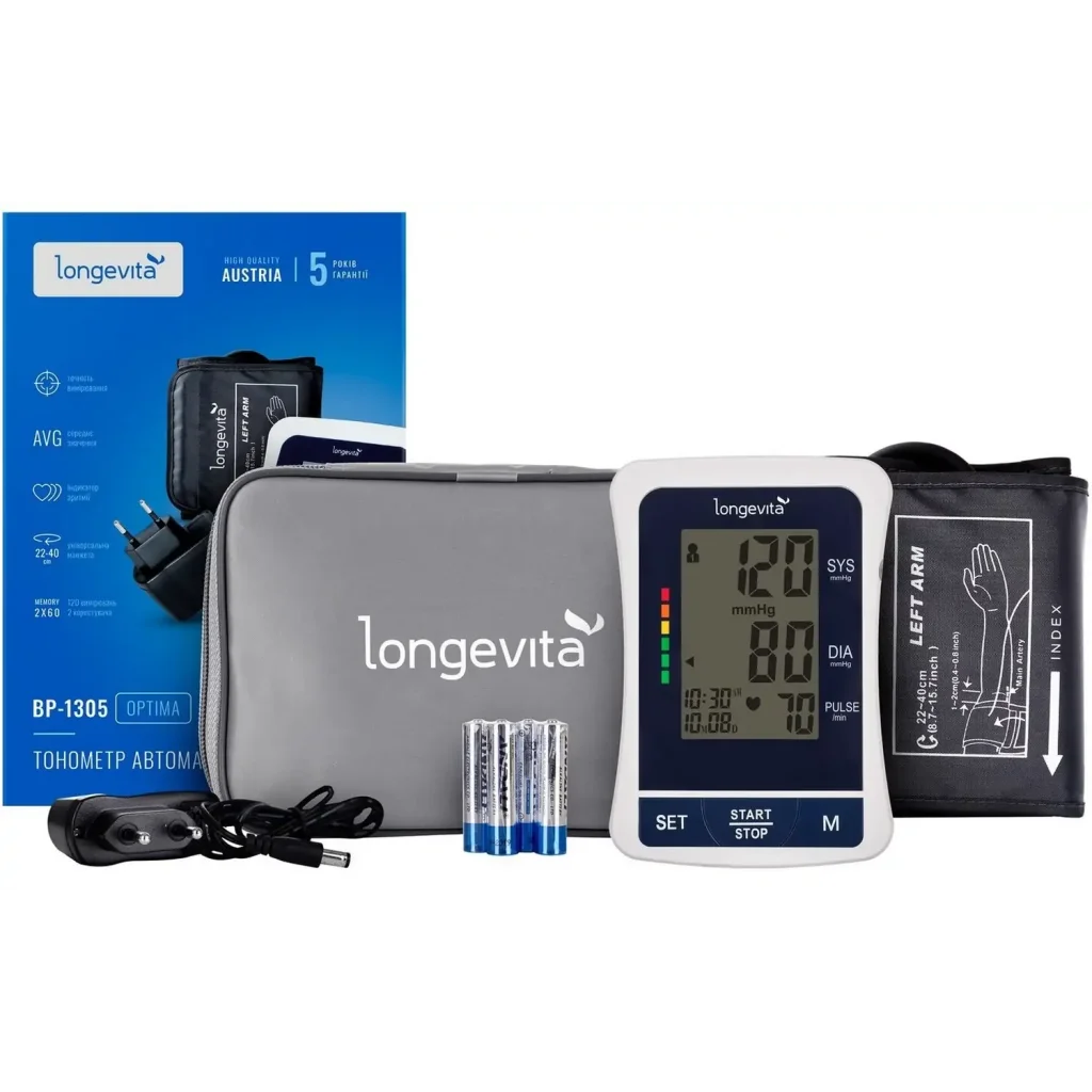 Автоматичний тонометр Longevita BP-1305 UA