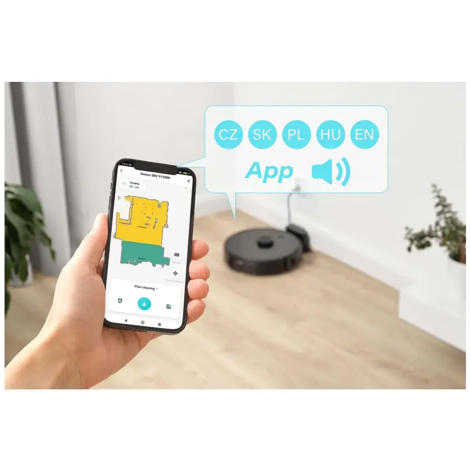 Пылесос-робот SENCOR SRV 9120BK UA
