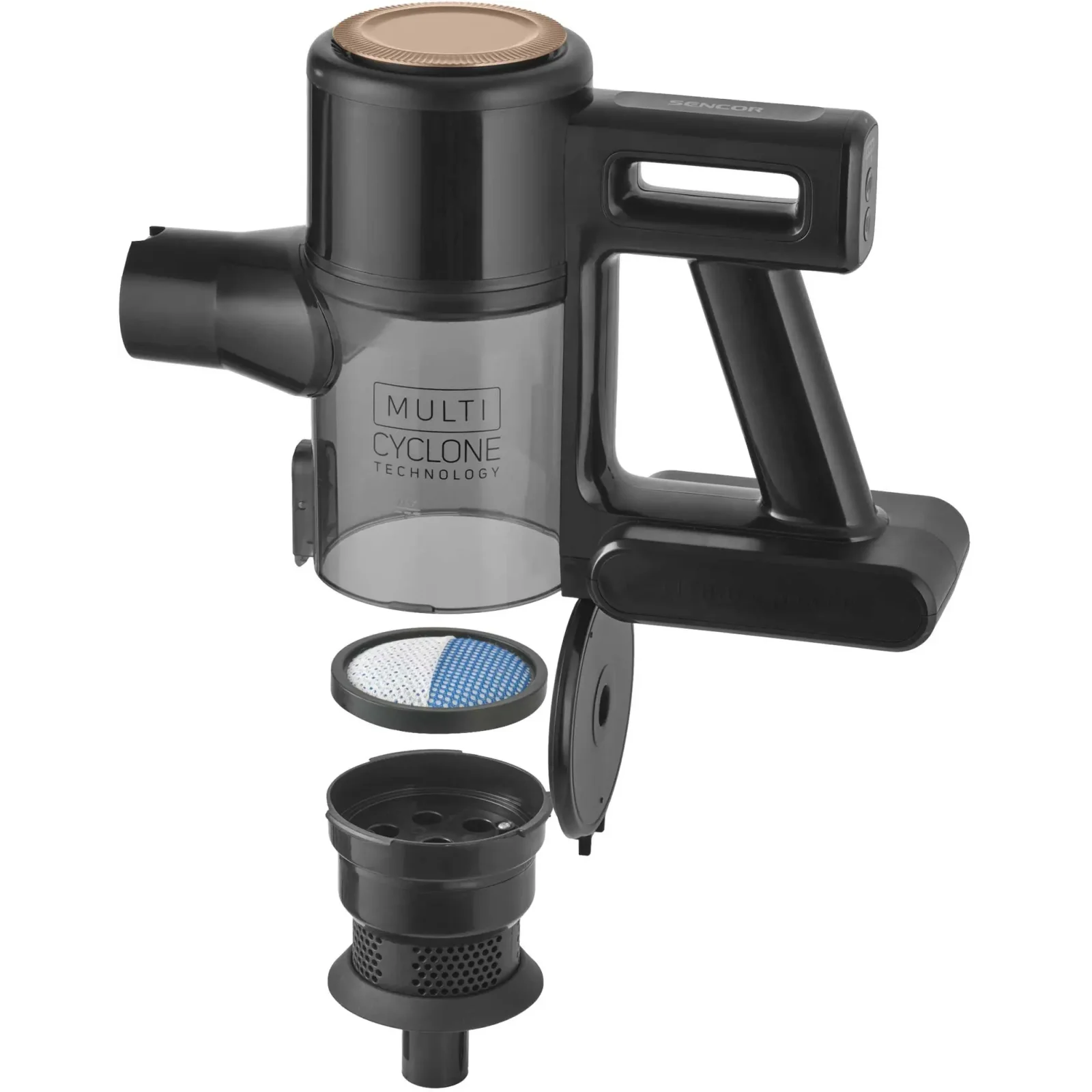 Акумуляторний пилосос Sencor SVC 7222BK UA