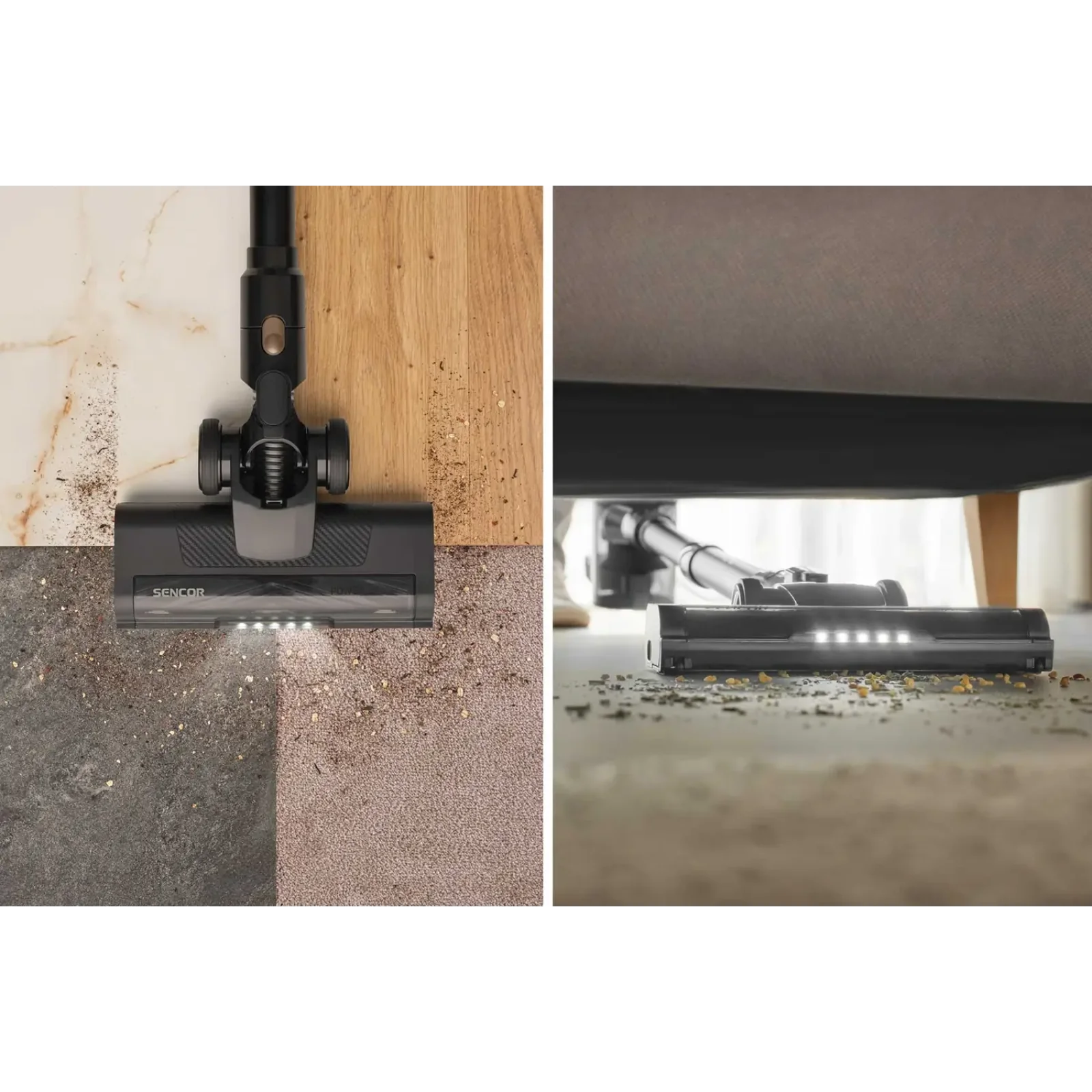 Акумуляторний пилосос Sencor SVC 7222BK UA