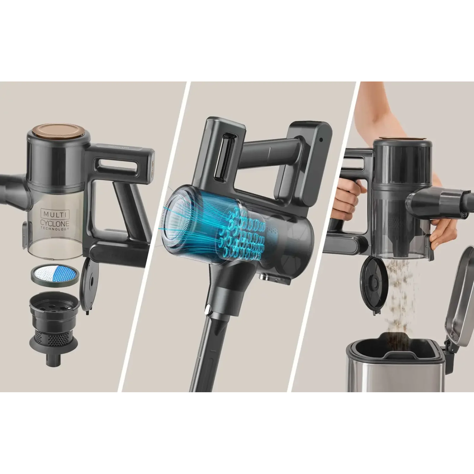 Акумуляторний пилосос Sencor SVC 7222BK UA