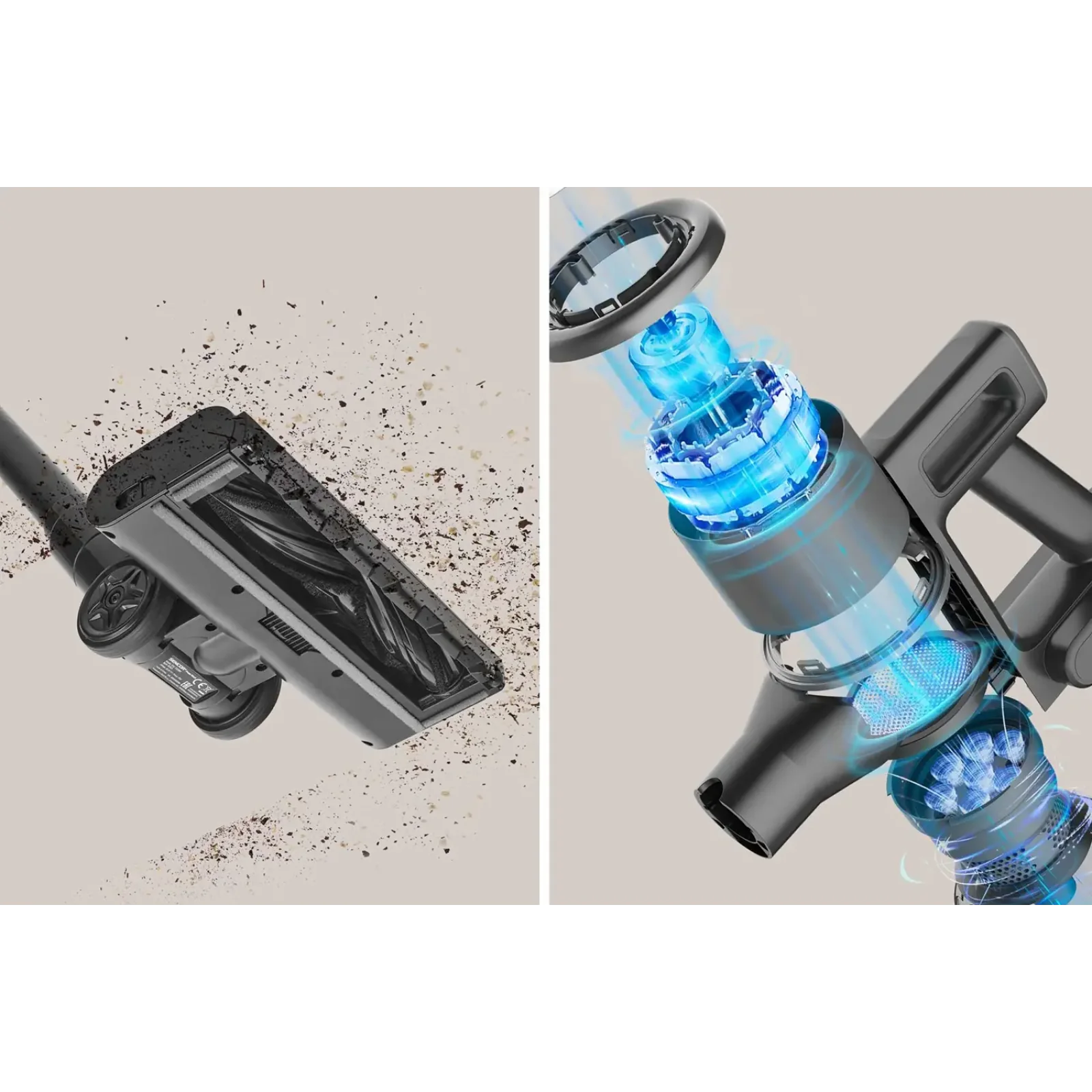 Акумуляторний пилосос Sencor SVC 7222BK UA