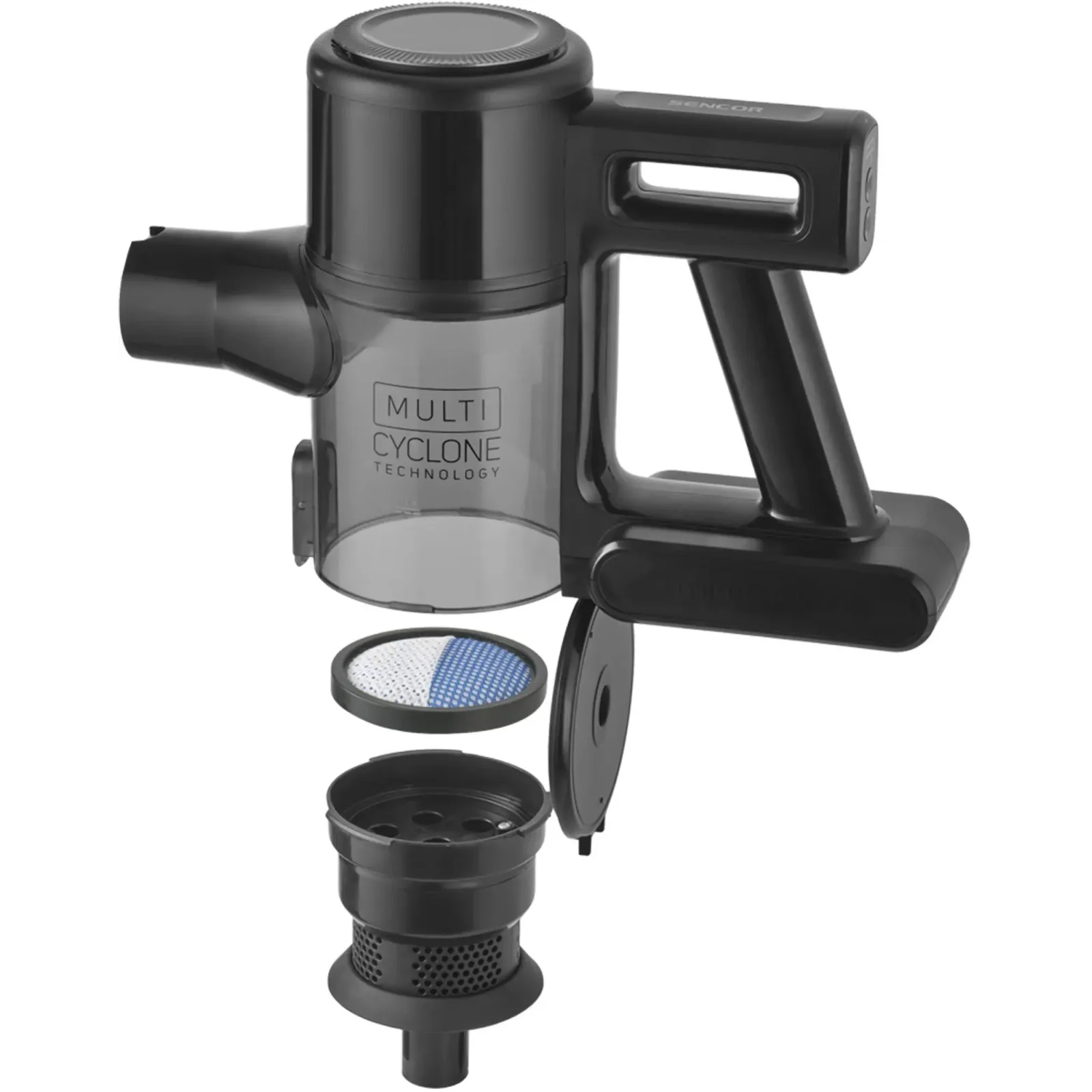 Акумуляторний пилосос Sencor SVC 7221BK UA