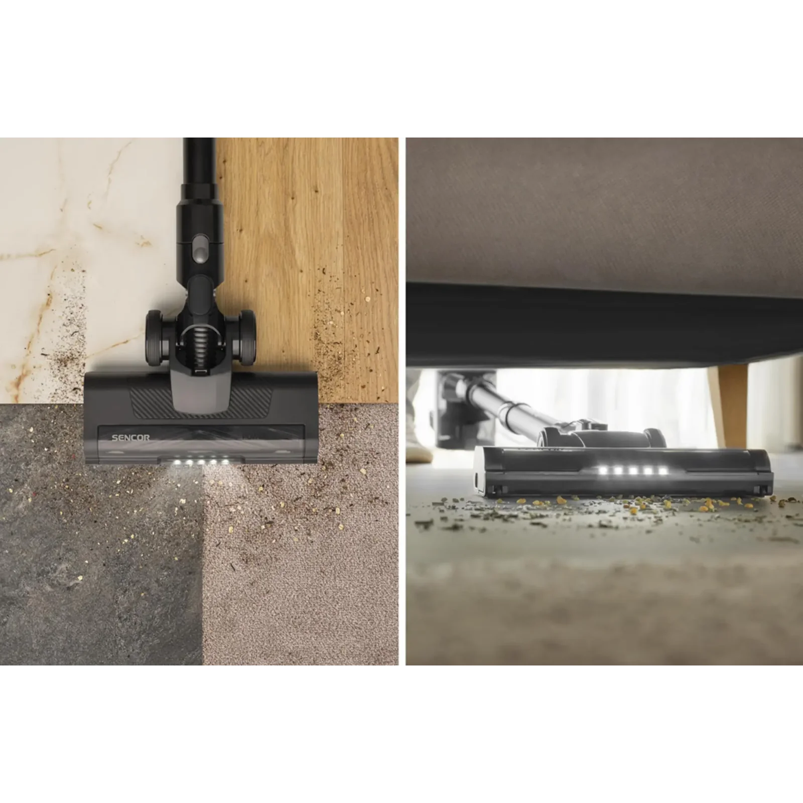 Акумуляторний пилосос Sencor SVC 7221BK UA