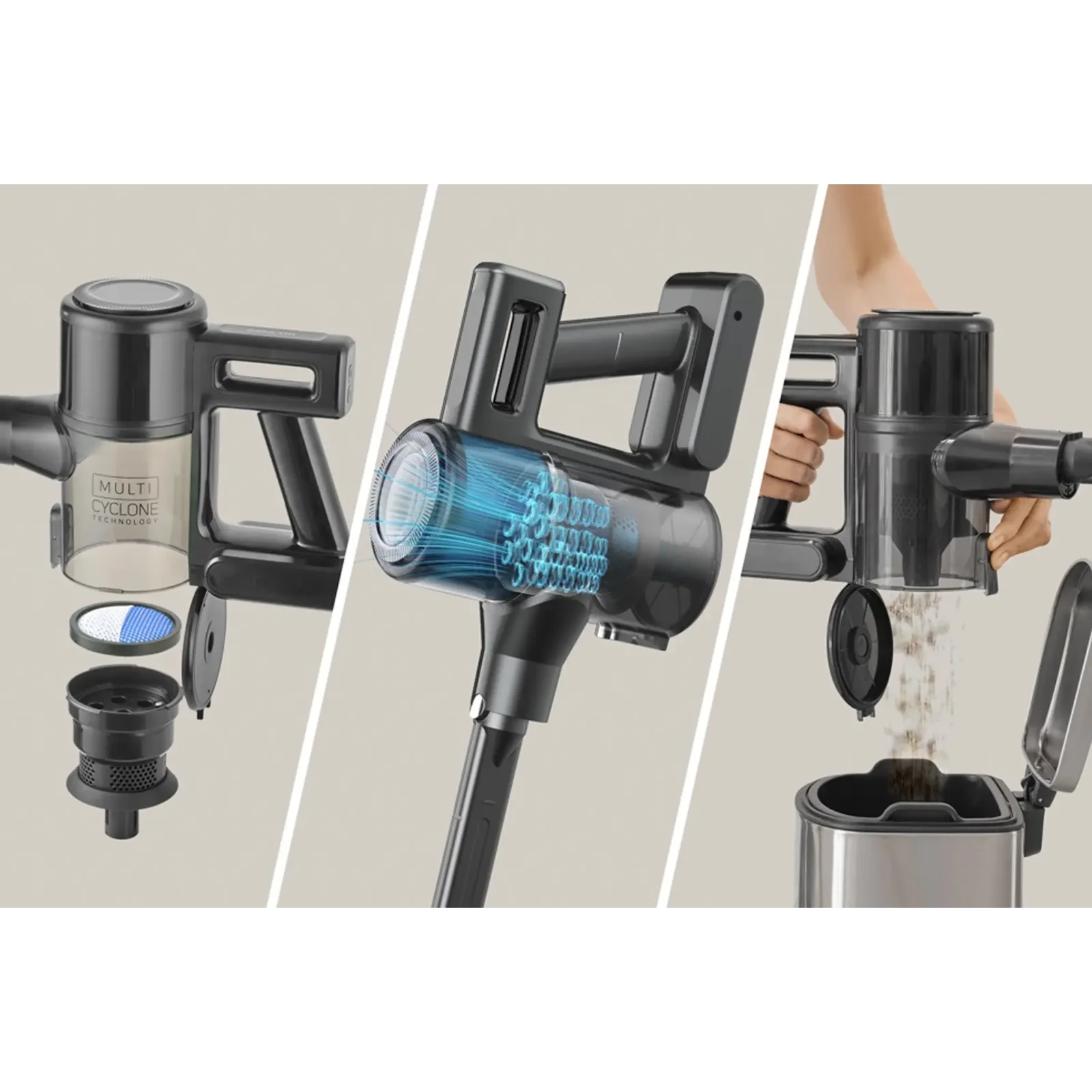 Акумуляторний пилосос Sencor SVC 7221BK UA