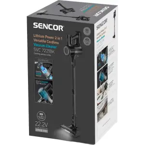 Акумуляторний пилосос Sencor SVC 7221BK UA