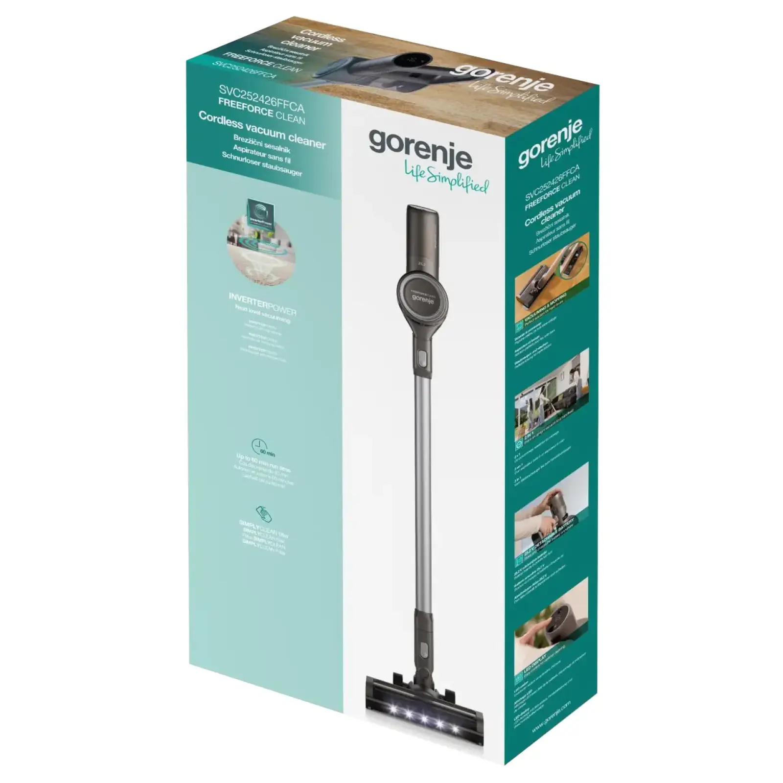 Аккумуляторный пылесос Gorenje SVC252426FFCA (VC3996-GS) UA