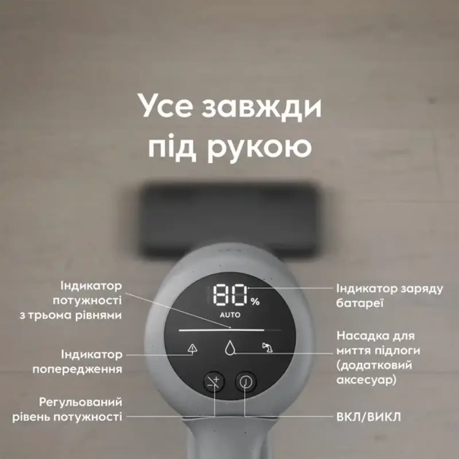 Акумуляторний пилосос Electrolux EP72AB21UG UA