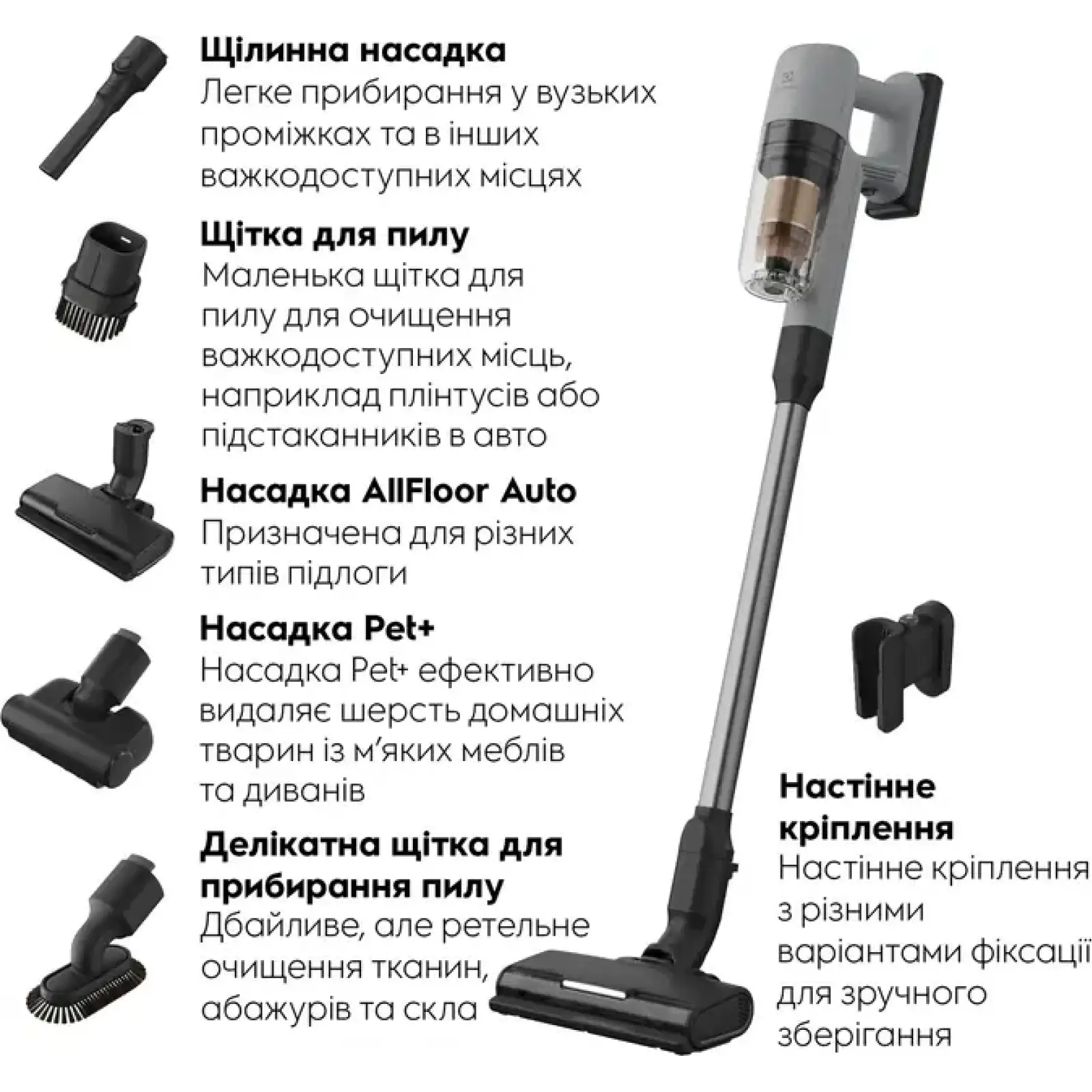 Акумуляторний пилосос Electrolux EP72AB21UG UA