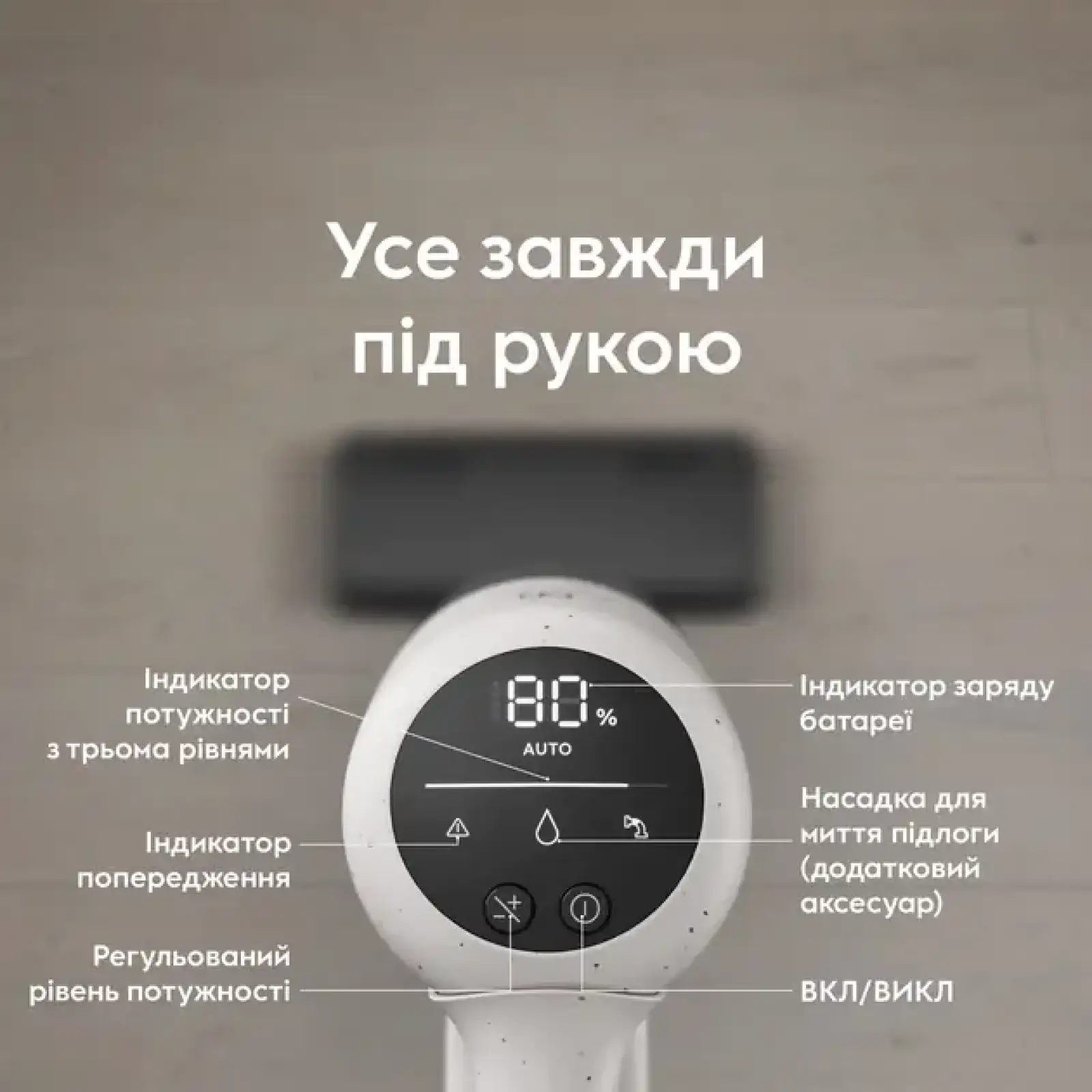 Акумуляторний пилосос Electrolux EP72UB21SW UA